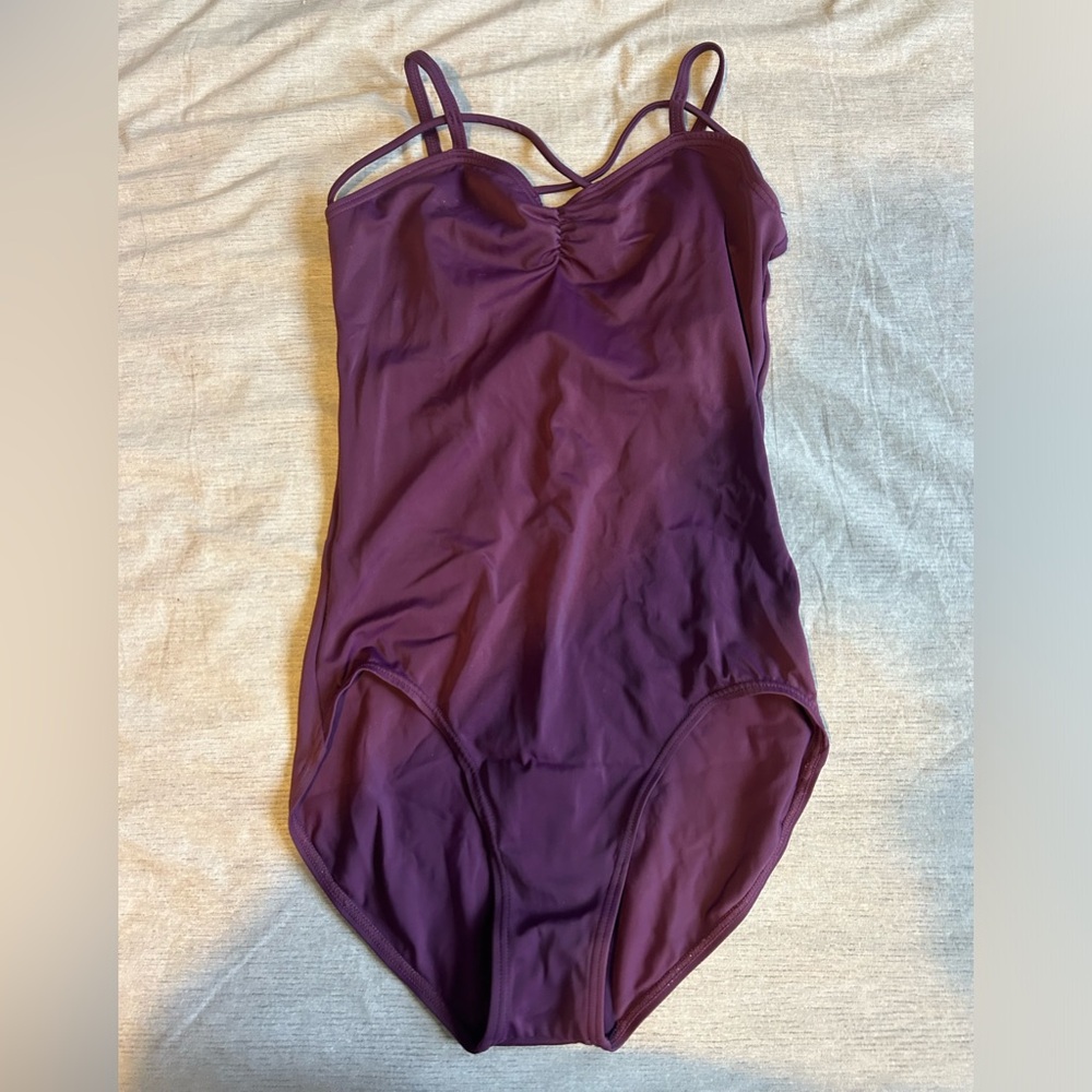 balera purple dance leotard size small adult